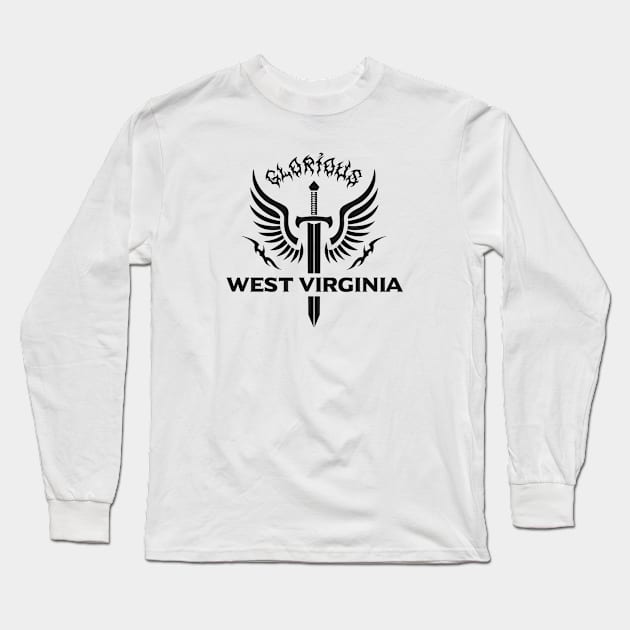 Glorious West Virginia Long Sleeve T-Shirt by VecTikSam